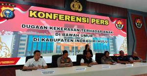 Ditreskrimum dan Polres Inhu Sampaikan Fakta Kasus Tewasnya Murid SD